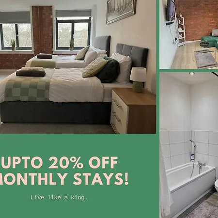Stunning 2 Bed In City Centre With Free Parking - Sleeps 7 Bradford  Exterior foto